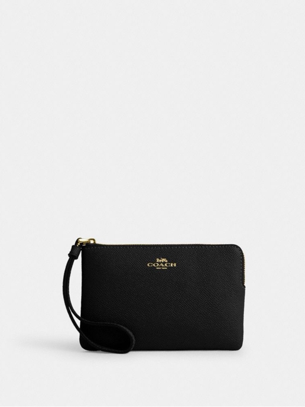 Coach Corner Zip Wristlet